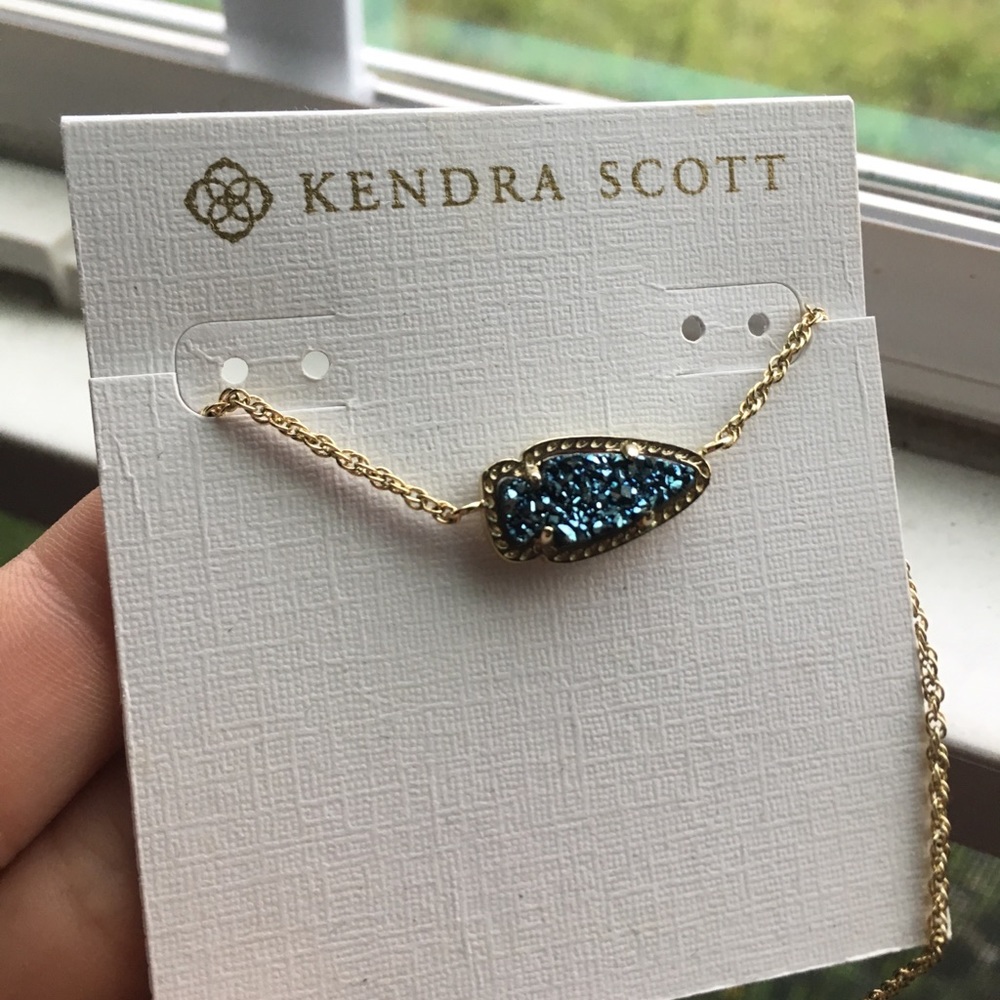 Blue Drusy Skylie